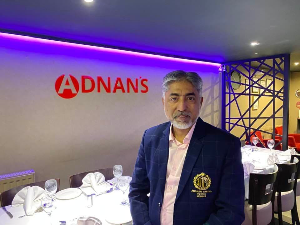 Mizanur Rahman Mizan at the ADNANS restaurant